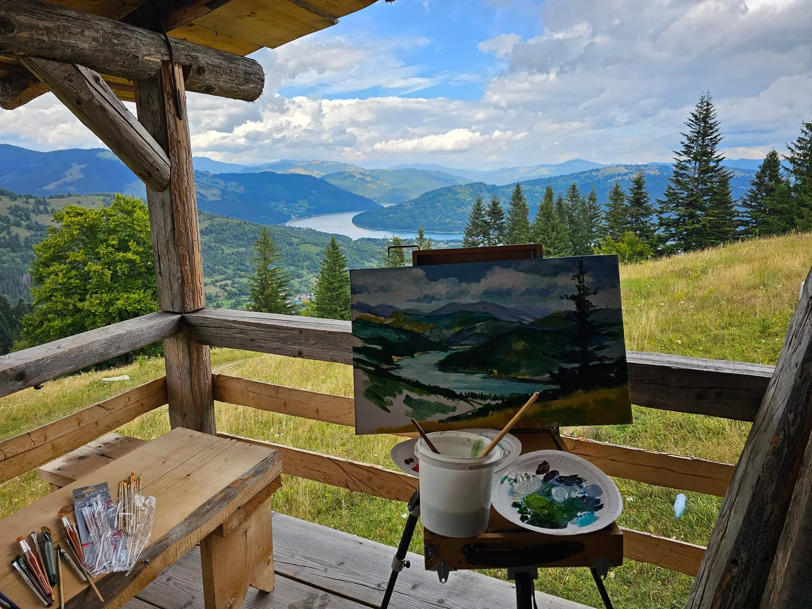 Plein-air la munte